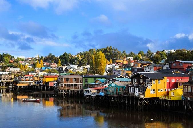 Excursión Chiloé: Castro y Dalcahue